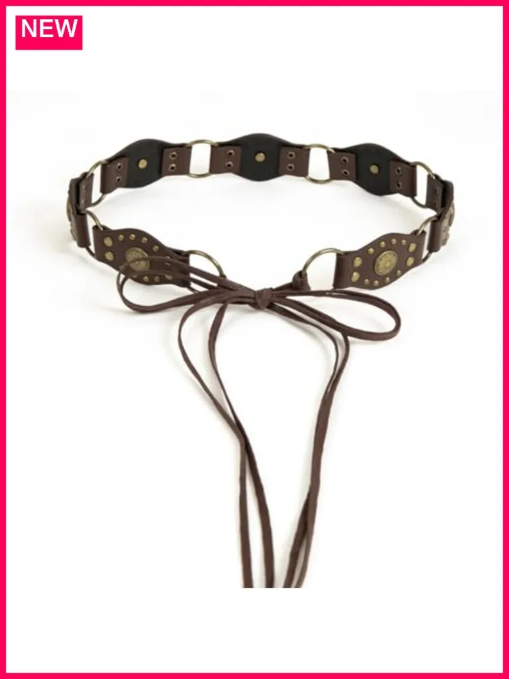 Women's Bohemian Rope Braid Waist Belt Hand Woven Wax PU Leather